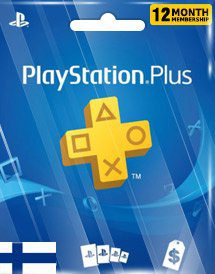 ps4 plus card 12 month