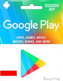 Google Play Gift Card ID 500K RP